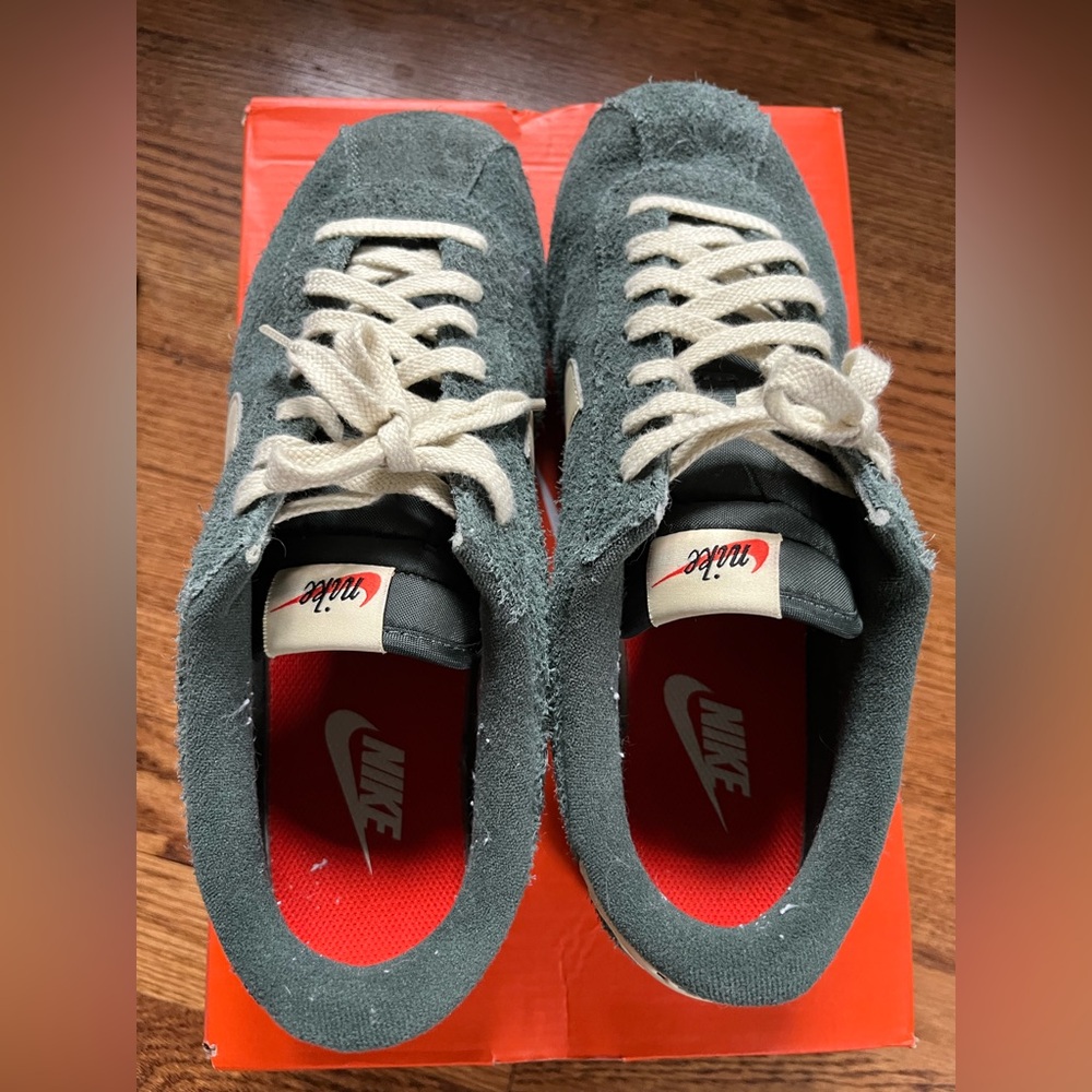 Nike Cortez vintage suede in green - Picture 6 of 7